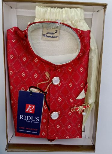 Picture of MDL03134 :: Size:18-24 Months :: Boys Party Wear-Sherwani and Dhoti Sets