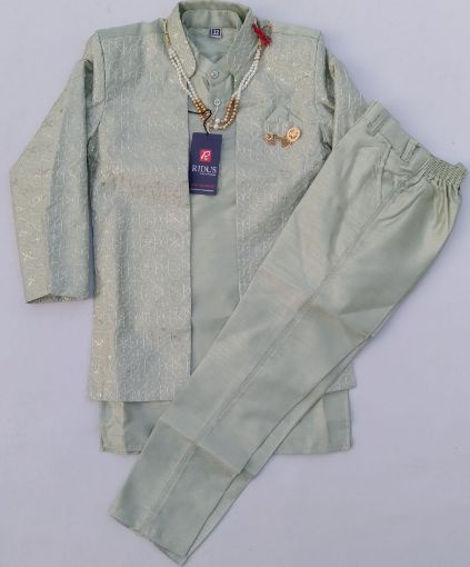 Picture of MDL03148 :: Size:8-9 Years :: Boys Party Wear-Sherwani and Dhoti Sets