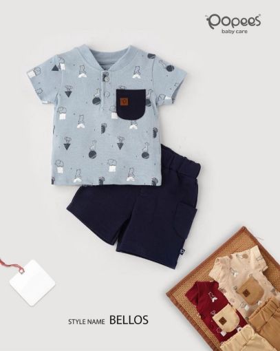 Picture of MDL03208 :: Size:3-6 Months :: Boys-Top & Bottom Set