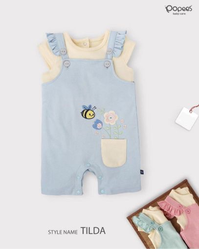 Picture of MDL03226 :: Size:3-6 Months :: Girls Dungarees
