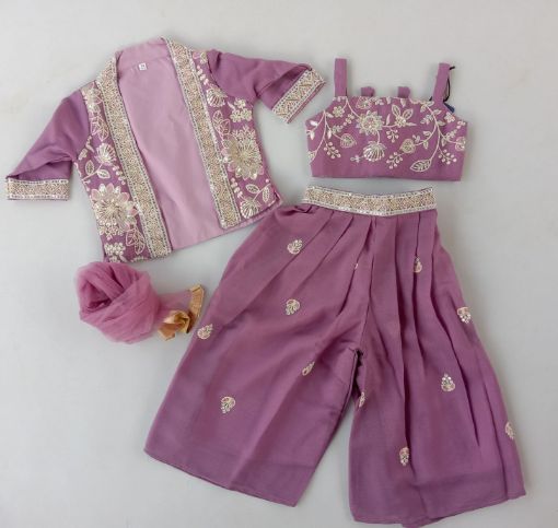 Picture of MDL03359 :: Size:3-4 Years :: Girls Top And Palazo Set