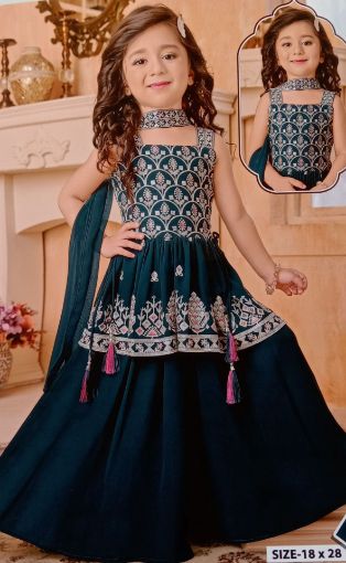 Picture of MDL03361 :: Size:6-7 Years :: Girls Top And Palazo Set