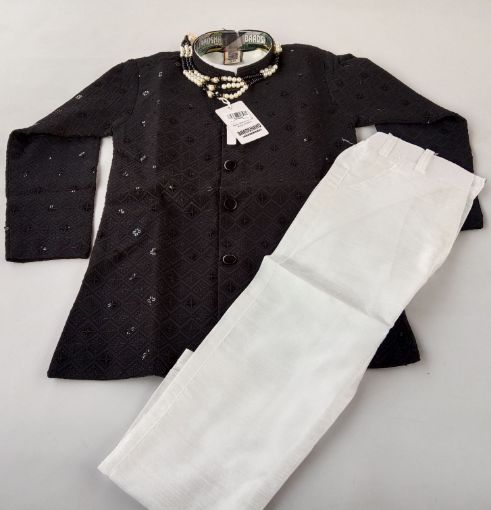Picture of MDL03367 :: Size:7-8 Years :: Boys Party Wear-Sherwani and Dhoti Sets