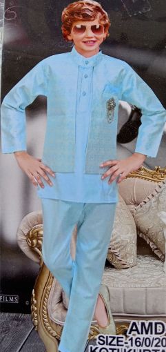 Picture of MDL03370 :: Size:5-6 Years :: Boys Party Wear-Sherwani and Dhoti Sets