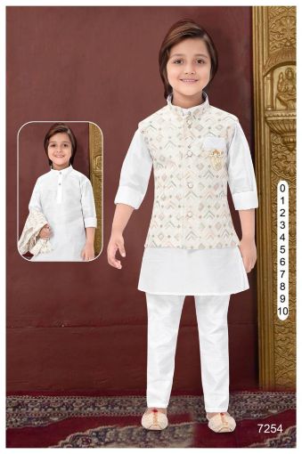 Picture of MDL03409 :: Size:9-10 Years :: Boys Party Wear-Sherwani and Dhoti Sets