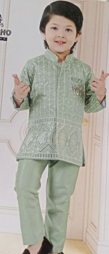 Picture of MDL03593 :: Size:2-3 Years :: Boys Party Wear-Sherwani and Dhoti Sets