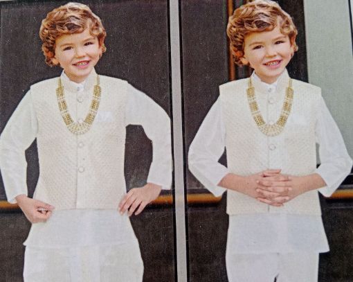 Picture of MDL03594 :: Size:18-24 Months :: Boys Party Wear-Sherwani and Dhoti Sets