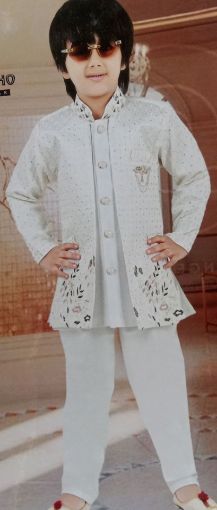 Picture of MDL03599 :: Size:5-6 Years :: Boys Party Wear-Sherwani and Dhoti Sets