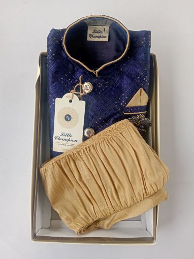 Picture of MDL03636 :: Size:12-18 Months :: Boys Party Wear-Sherwani and Dhoti Sets
