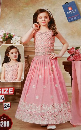 Picture of MDL03700 :: Size:4-5 Years :: Girls Lehenga