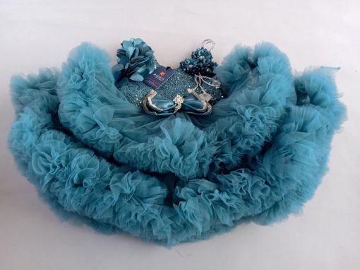 Picture of MDL03736 :: Size:4-5 Years :: Designer Frocks