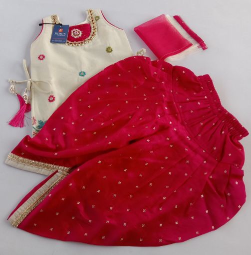 Picture of MDL03771 :: Size:9-12 Months :: Girls Patiala Set