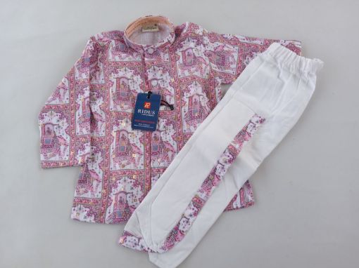 Picture of MDL03882 :: Size:9-12 Months :: Boys Party Wear-Sherwani and Dhoti Sets