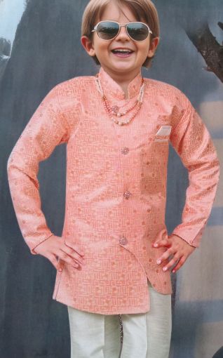 Picture of MDL03918 :: Size:5-6 Years :: Boys Party Wear-Sherwani and Dhoti Sets