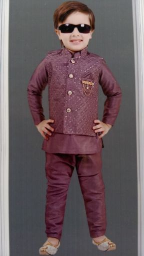 Picture of MDL03921 :: Size:18-24 Months :: Boys Party Wear-Sherwani and Dhoti Sets