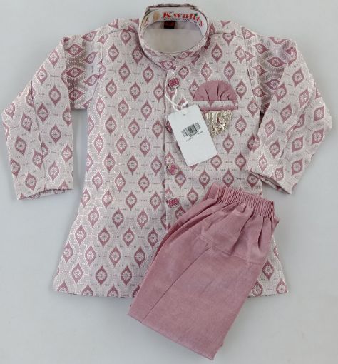 Picture of MDL03922 :: Size:9-12 Months :: Boys Party Wear-Sherwani and Dhoti Sets