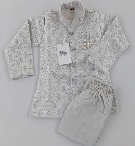 Picture of MDL03922 :: Size:9-12 Months :: Boys Party Wear-Sherwani and Dhoti Sets