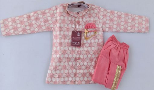 Picture of MDL03940 :: Size:9-12 Months :: Boys Party Wear-Sherwani and Dhoti Sets