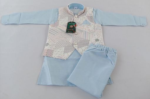 Picture of MDL03941 :: Size:3-4 Years :: Boys Party Wear-Sherwani and Dhoti Sets