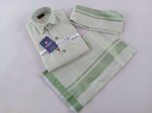 Picture of MDL03949 :: Size:12-18 Months :: Boys Party Wear-Sherwani and Dhoti Sets
